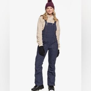 Roxy M Dryflight Primaloft bib Waterproof Snowpants Ski Pant Snowboard Leg Vents